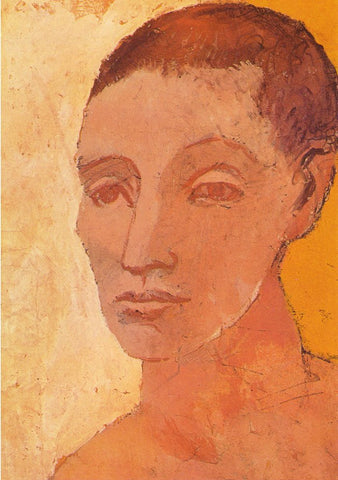 Head of Young Man (1906) by Pablo Picasso - 17" x 22" Fine Art Print