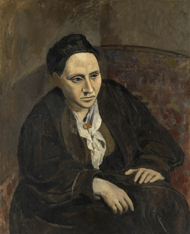 Portrait of Gertrude Stein 1906 Pablo Picasso - 17" x 22" Fine Art Print