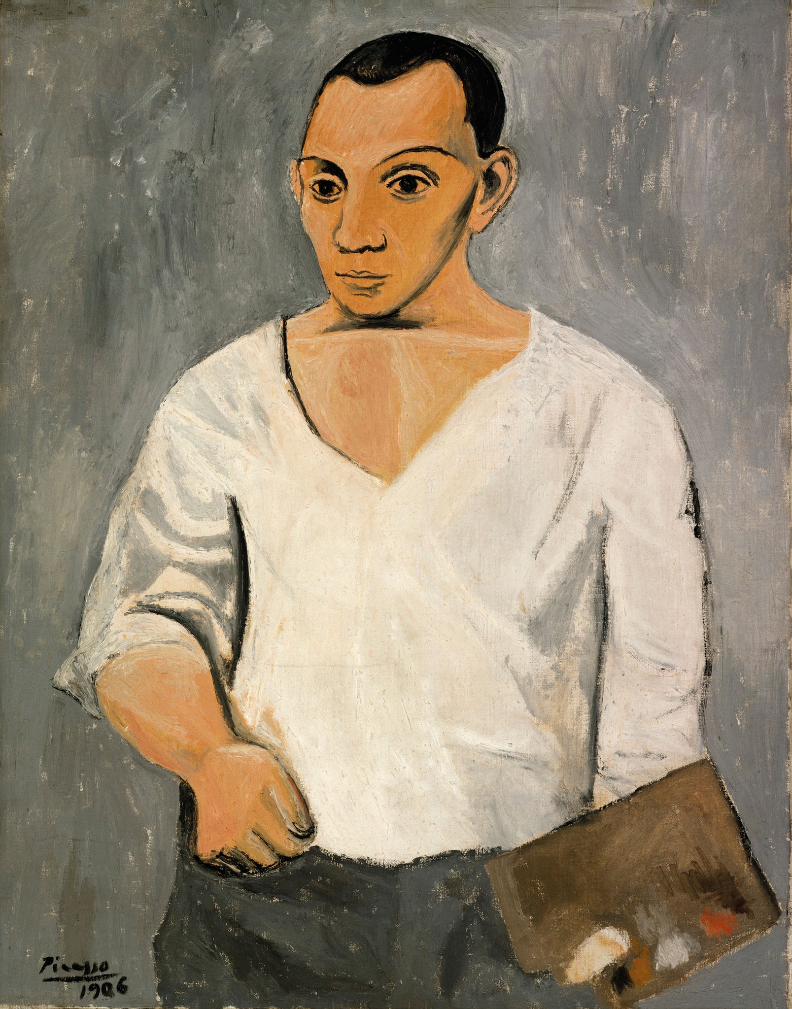 Self Portrait (1906) Signed by Pablo Picasso - 17" x 22" Fine Art Print