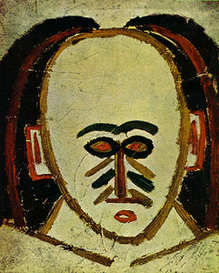 Head of a Man (1907) by Pablo Picasso - 17" x 22" Fine Art Print