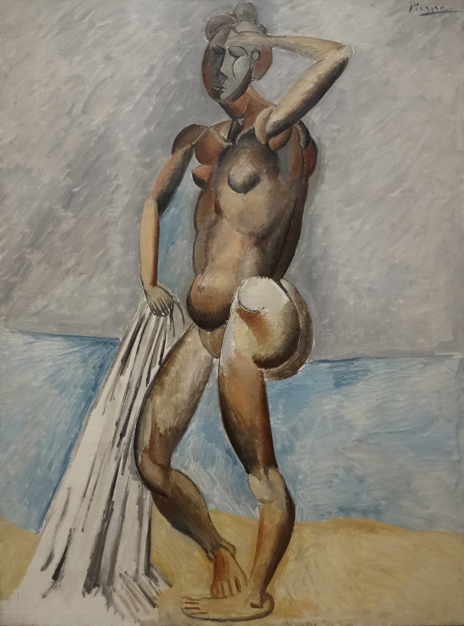 Nude Bather (1908) Signed Pablo Picasso - 17" x 22" Fine Art Print