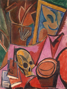 Composition with Skull (1908) by Pablo Picasso- 17" x 22" Fine Art Print