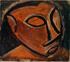 Head of a Man (1908) by Pablo Ruiz Picasso - 17" x 22" Fine Art Print