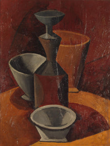 Pitcher and Bowls (1908) by Pablo Picasso - 17" x 22" Fine Art Print