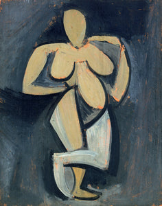 Standing Female Nude (1908) by Pablo Picasso - 17" x 22" Fine Art Print