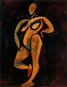 Standing Nude Female (1908) by Pablo Picasso - 17" x 22" Fine Art Print