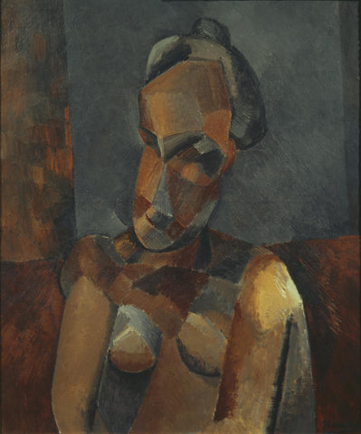 Bust of a Woman (1909) Signed Pablo Picasso - 17" x 22" Fine Art Print