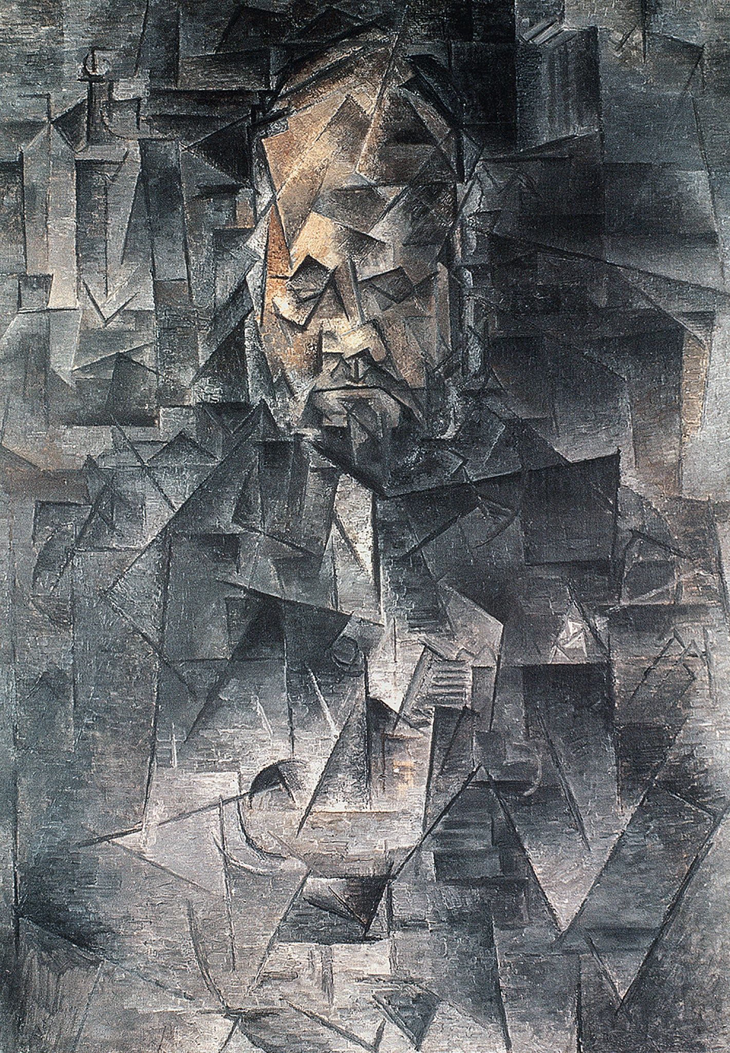 Portrait of Ambroise Vollard (1910) by Pablo Picasso - 17" x 22" Fine Art Print