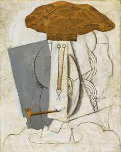 Student with Pipe (1914) by Pablo Picasso - 17" x 22" Fine Art Print