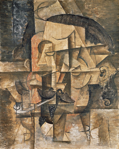 The Poet (1912) by Pablo Picasso Cubism - 17" x 22" Fine Art Print