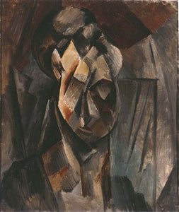 Woman's Head. Fernande (1910) by Pablo Picasso- 17" x 22" Fine Art Print