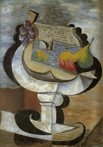 Fruit Dish (1917) by Pablo Diego Ruiz Picasso - 17" x 22" Fine Art Print