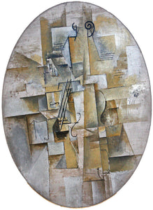 Violin (1911-12) by Pablo Picasso Cubist Art - 17" x 22" Fine Art Print