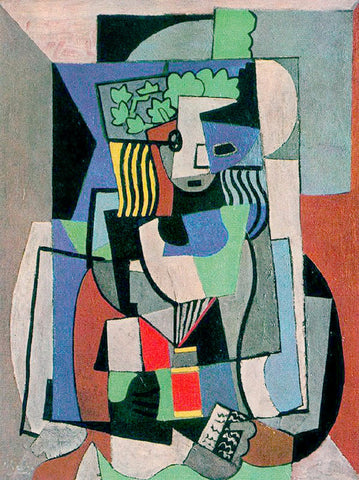 The Student (1919) by Pablo Picasso Cubist - 17" x 22" Fine Art Print