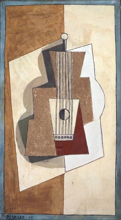 Guitare (1919) Signed Pablo Picasso Cubism - 17" x 22" Fine Art Print