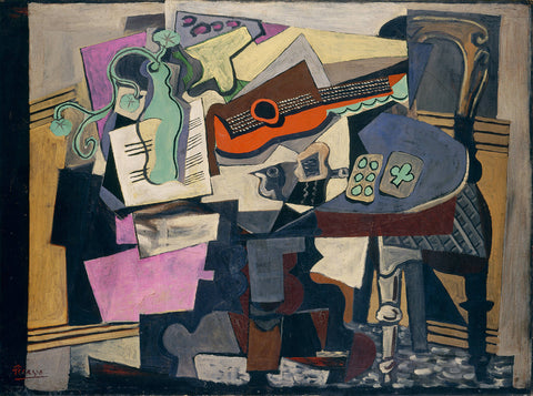 Still Life (1918) Signed Pablo Picasso Cubist - 17" x 22" Fine Art Print