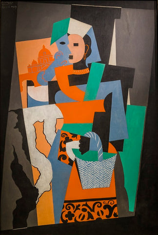 The Italian Woman (1917) by Pablo Picasso - 17" x 22" Fine Art Print