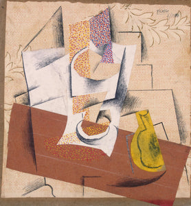 Composition with a Sliced Pear (1914) Signed Pablo Picasso - 17" x 22" Fine Art Print