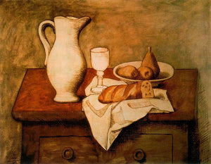 Still Life with Jug & Bread (1921) Signed Picasso - 17" x 22" Fine Art Print