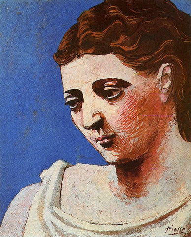 Head of a Woman (1923) Signed Pablo Picasso - 17" x 22" Fine Art Print