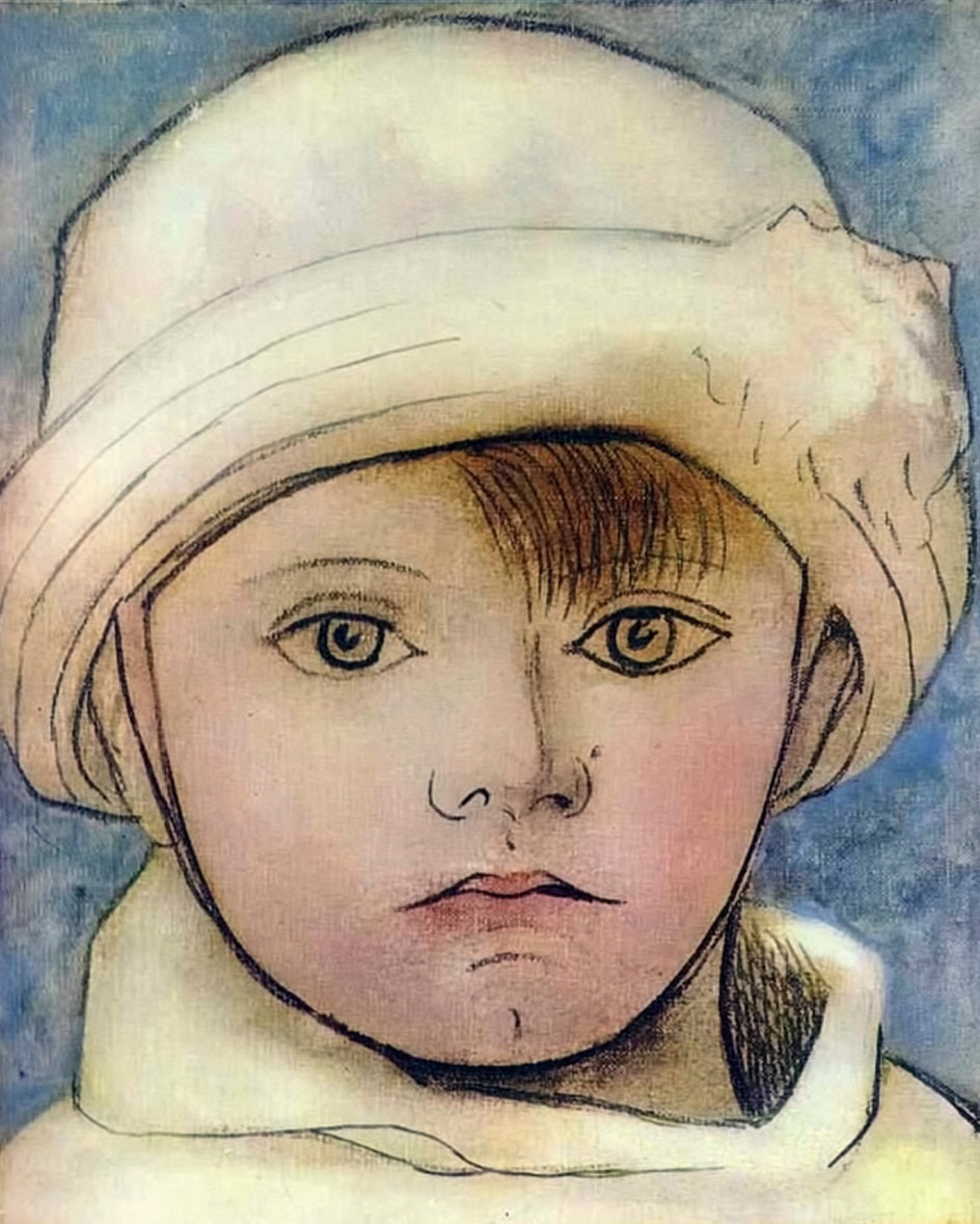 Portrait of Paulo, Artist's Son (1923) by Picasso-17" x 22" Fine Art Print