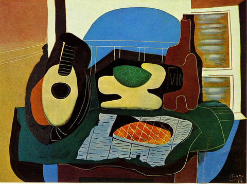 Still Life with Stone (1924) Signed Picasso - 17" x 22" Fine Art Print