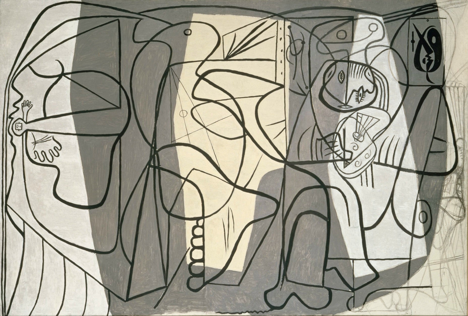 Artist and His Model (1926) by Pablo Picasso - 17" x 22" Fine Art Print