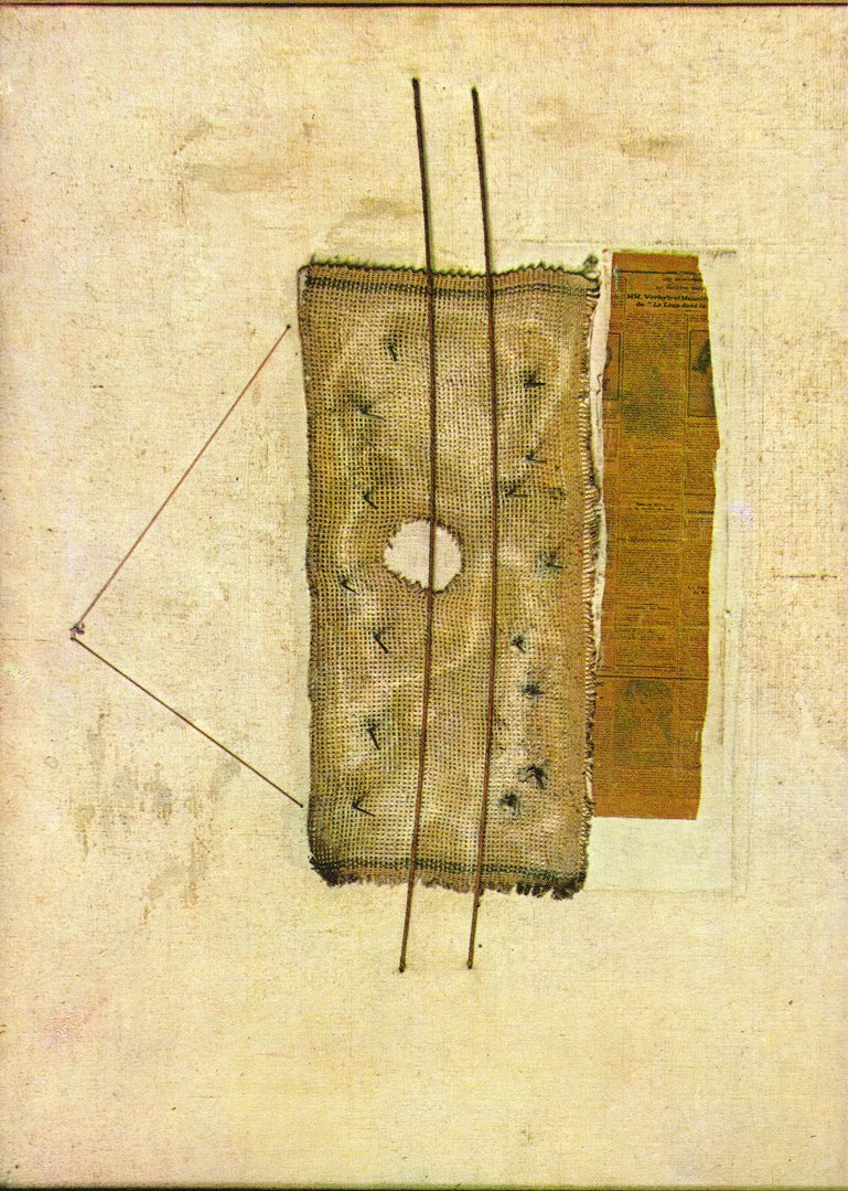 Guitar (1926) by Pablo Picasso Paper Collage - 17" x 22" Fine Art Print