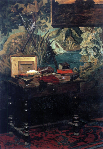 A Corner of the Studio (1861) by Claude Monet- 17" x 22" Fine Art Print