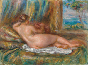 Reclining Nude (1860) Signed Auguste Renoir - 17" x 22" Fine Art Print