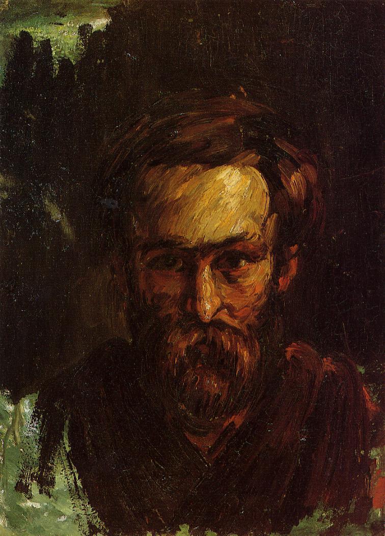 Portrait of a Man (1864) by Paul Cezanne - 17" x 22" Fine Art Print