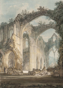 Tintern Abbey, The Crossing & Chancel (1794) John Mallord William Turner - 17" x 22" Fine Art Print