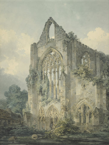 Ruins of West Front, Tintern Abbey (1794-95) by JMW Turner - 17" x 22" Fine Art Print