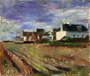 Farms in Brittany, Belle Ile (1897) Signed H. Matisse - 17" x 22" Fine Art Print
