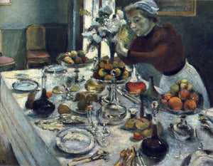 The Dinner Table (1897) Signed Henri Matisse - 17" x 22" Fine Art Print