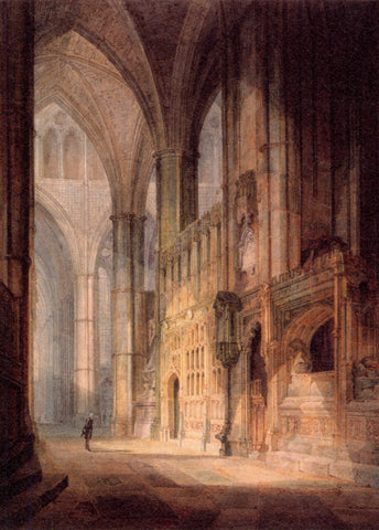 St. Erasmus Bishop Islips Chapel, Westminster Abbey by J.M.W. Turner - 17" x 22" Fine Art Print