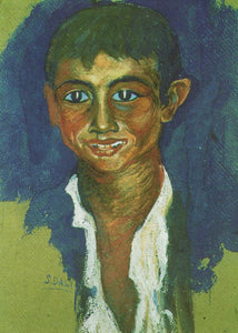 Portrait of a Gypsy (1919) Signed Salvador Dali - 17" x 22" Fine Art Print