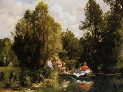 The Fairies Pond (1866) by Pierre Auguste Renoir - 17" x 22" Fine Art Print