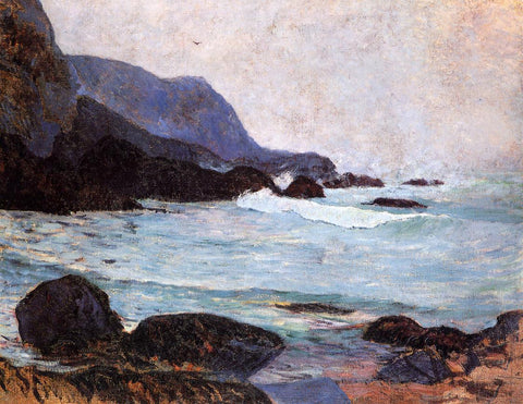 The Coast of Bellangenay (1876) by Paul Gauguin - 17" x 22" Fine Art Print