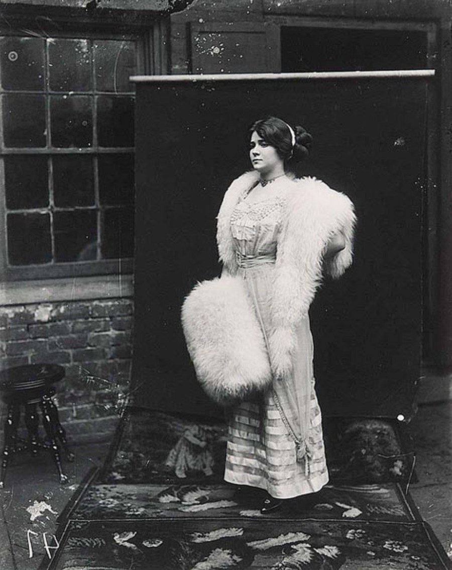 Ernest J Bellocq New Orleans Storyville Prostitute (1912) Vintage - 17" x 22" Fine Art Print