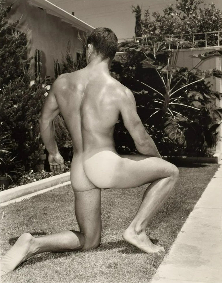 Bruce Bellas of LA - Vintage 1960s Phil Knight Nude Male Butt Gay Interest - 17" x 22" Fine Art Print