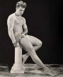 Bruce of LA Vintage Photo Nude Male in Handcuffs Gay 1960s - 17" x 22" Art Print -1162