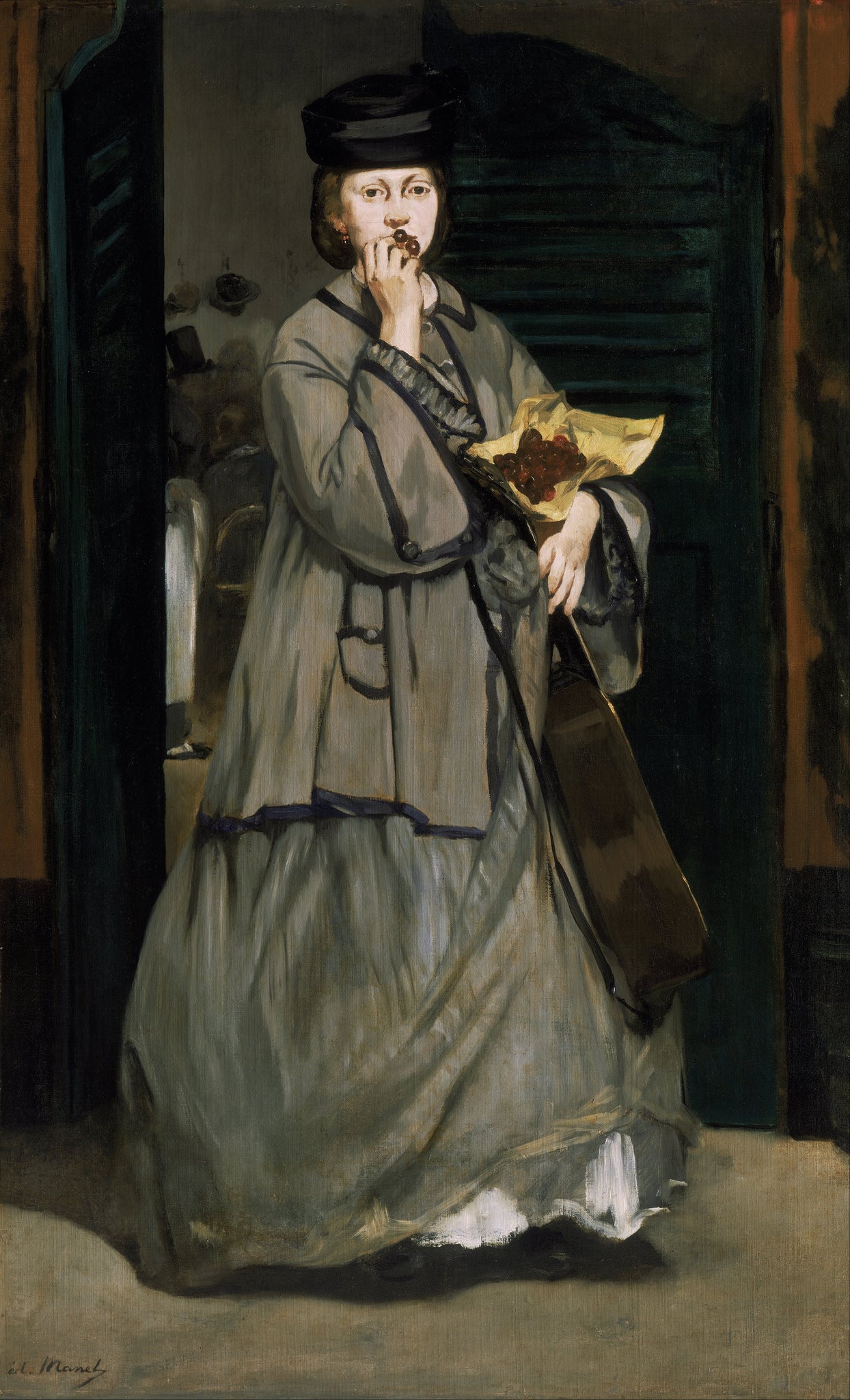 Street Singer (1862) Signed Edouard Manet - 17" x 22" Fine Art Print