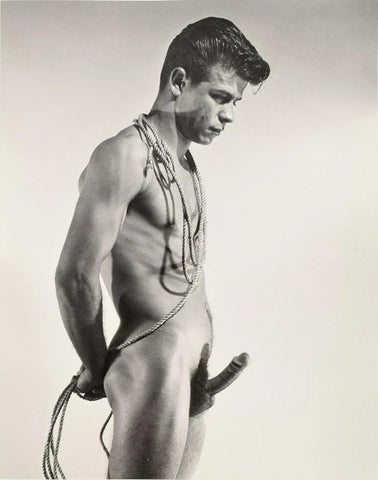 Bruce Bellas of LA Nude Male Gay Interest Vintage - 17"x22" Fine Art Print - 01183