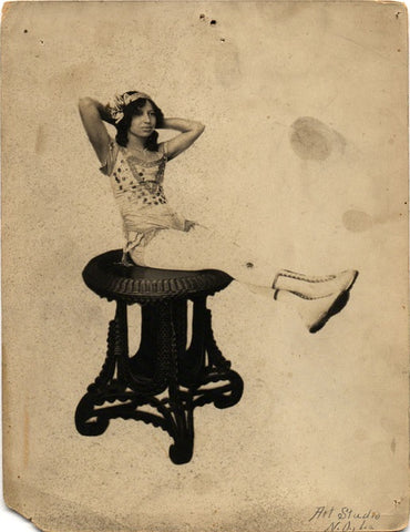 EJ Bellocq 1912 Photo New Orleans, Storyville Prostitute - 17" x 22" Fine Art Print