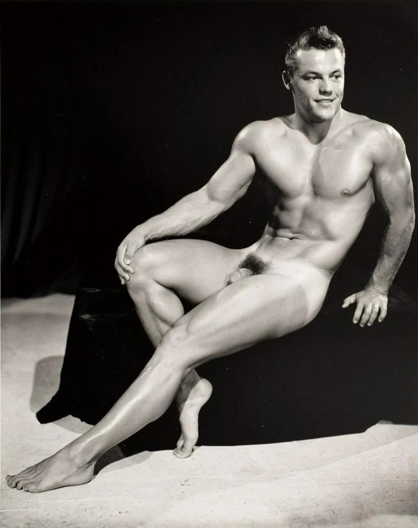 Bruce of LA Vintage Photo Nude Male Gay Interest - 17"x22" Fine Art Print -01203