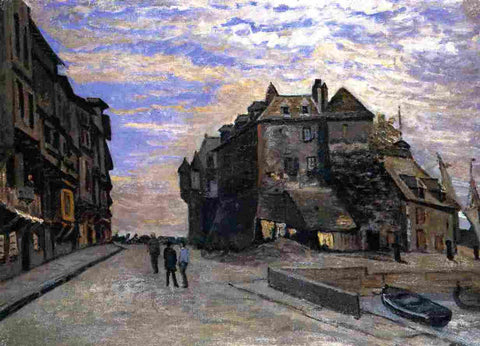 Lieutenancy at Honfleur (1864) by Claude Monet - 17" x 22" Fine Art Print