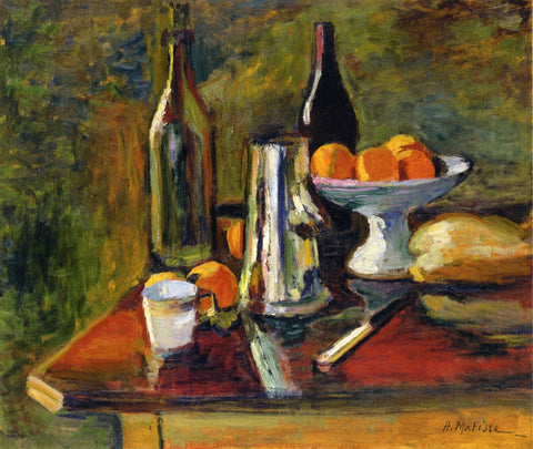 Still Life with Oranges (1898) Signed H. Matisse -17" x 22" Fine Art Print