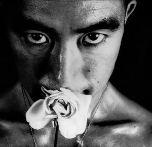 Tamotsu Yato Japan Male Flower Seductive Eyes - 17" x 22" Fine Art Print