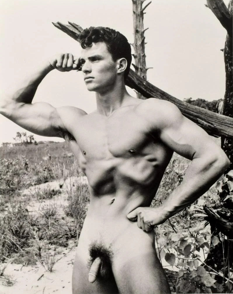 Bruce of Los Angeles Nude Gay Glenn Bishop Physique Abs - 17"x22" Fine Art Print -1251